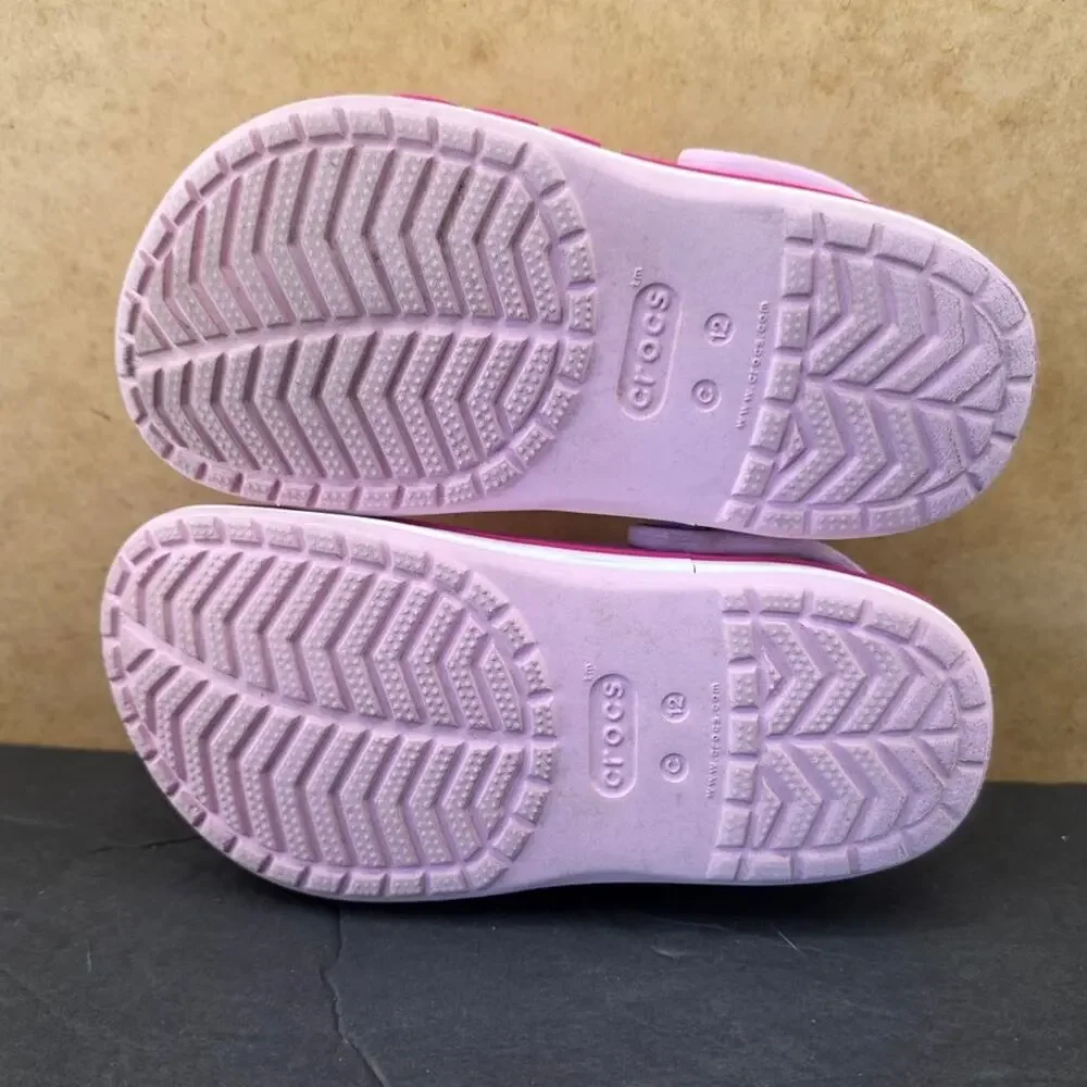 Crocs Bayaband Pink Clogs Toddler Size C12
